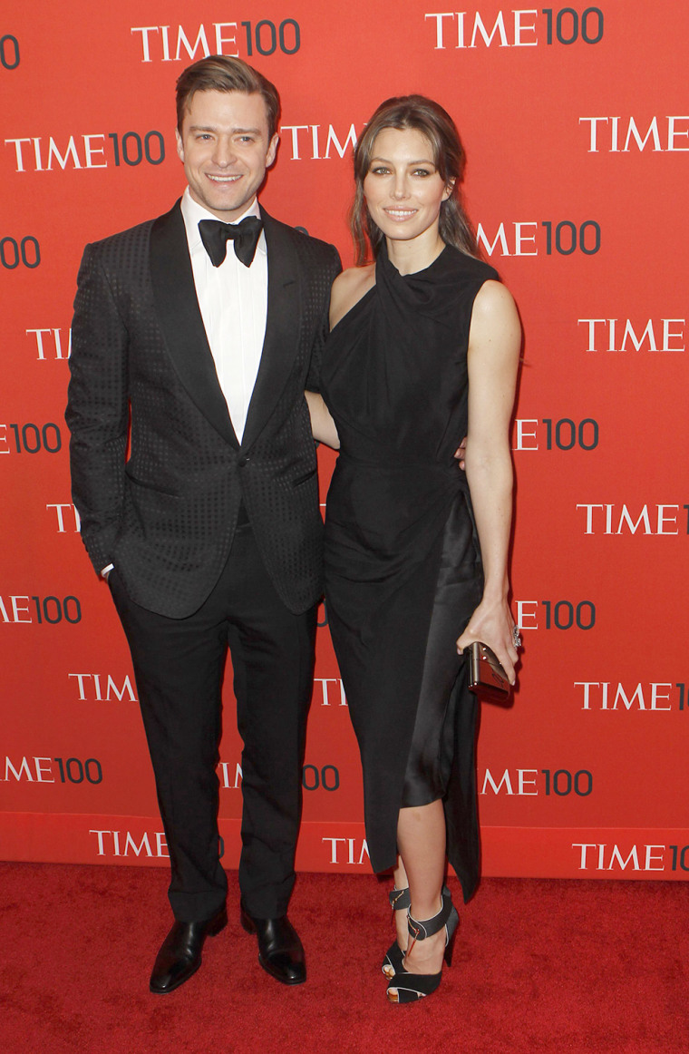 Image: Justin Timberlake and Jessica Biel arrive at the Time 100 gala celebrating the magazine's naming of the 100 most influential people in the world for the past year in New York